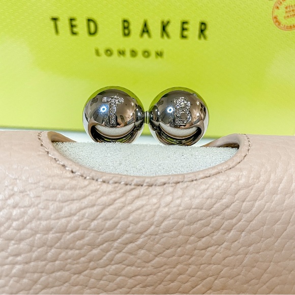 NWT TED BAKER LONDON Josiey Scripted Bobble Matinee Wallet, Taupe - Picture 3 of 10